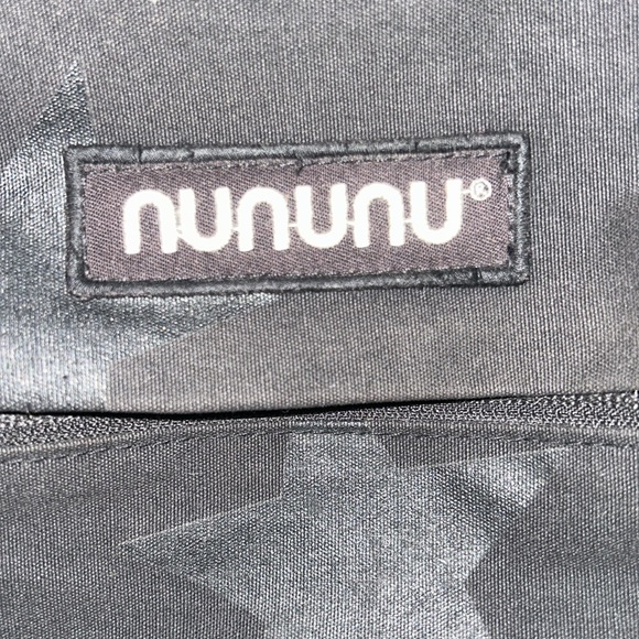 RARE NUNUNU diaper bag backpack with distressed black stars - Picture 7 of 7